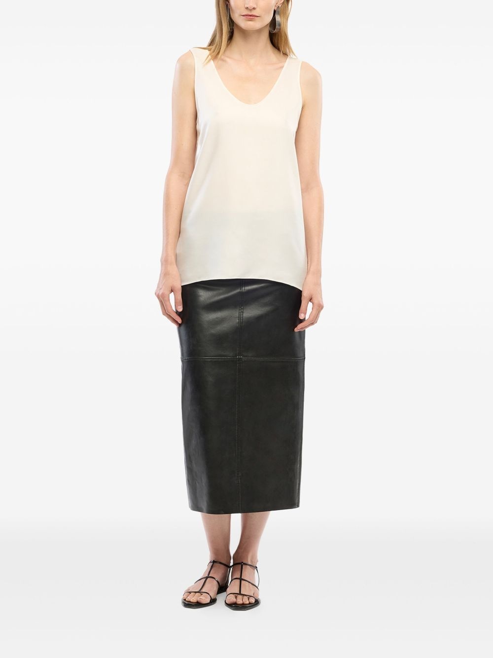 silk tank top - 2