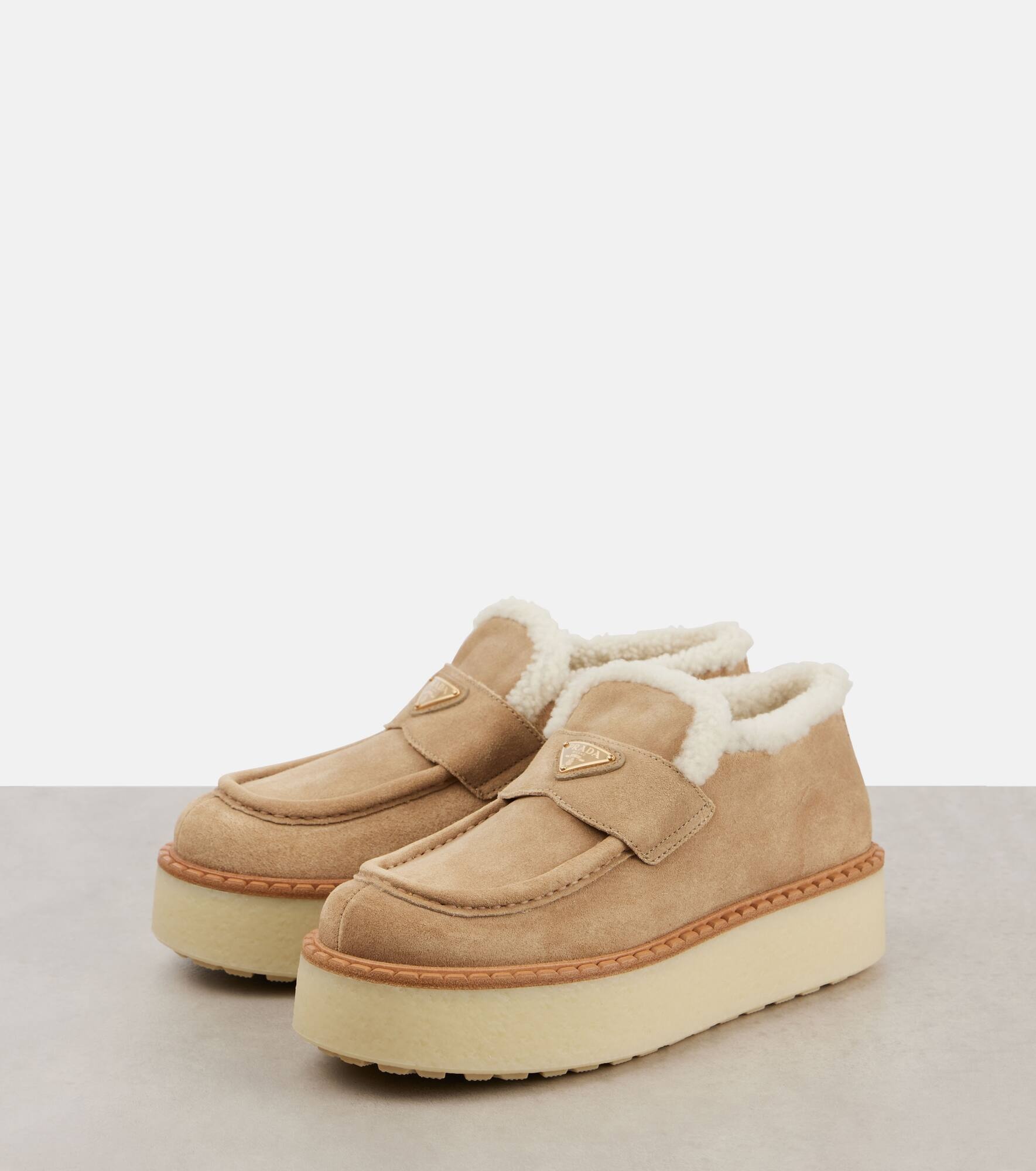 Evolve suede platform loafers - 4