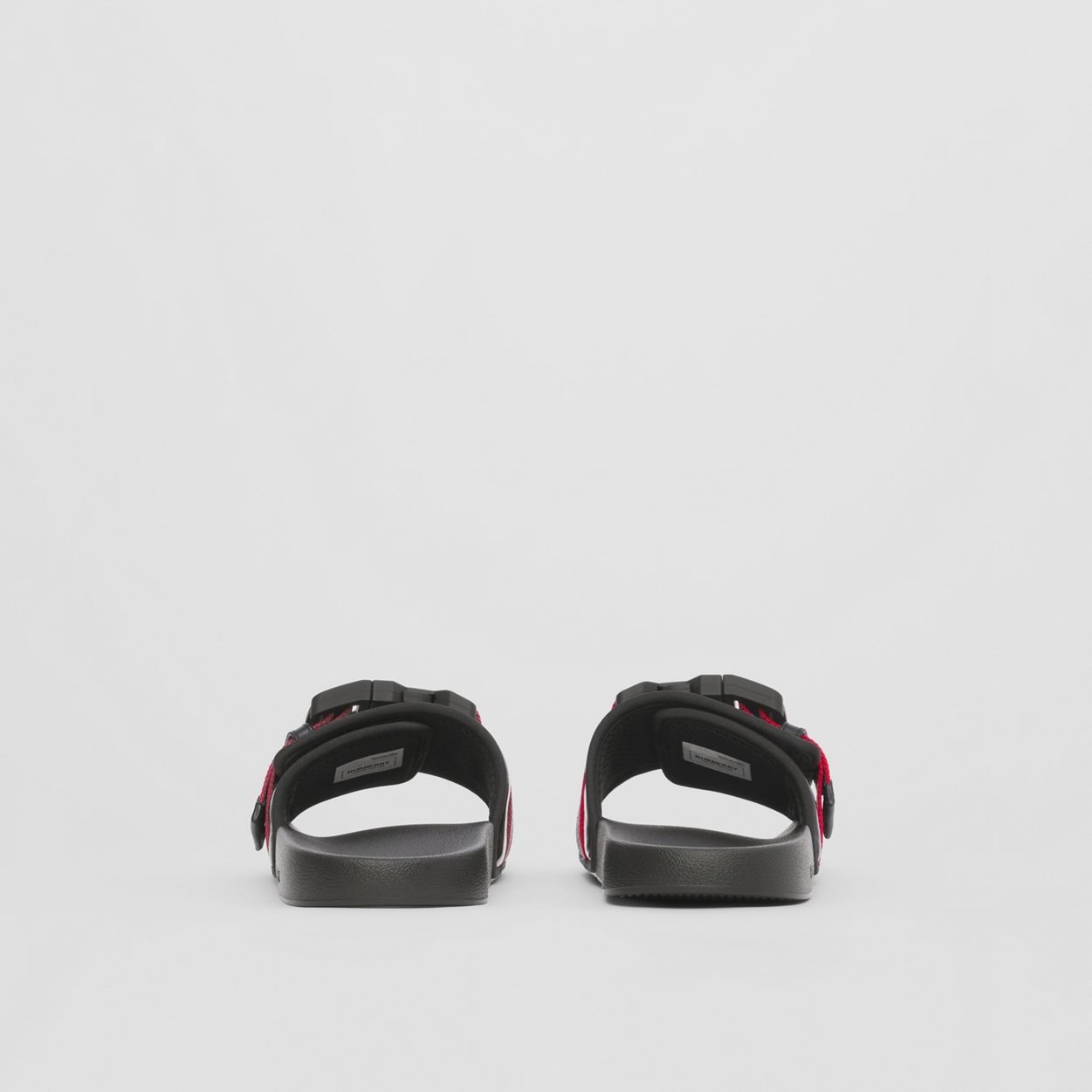 Icon Stripe Trim Coated Canvas Slides - 5