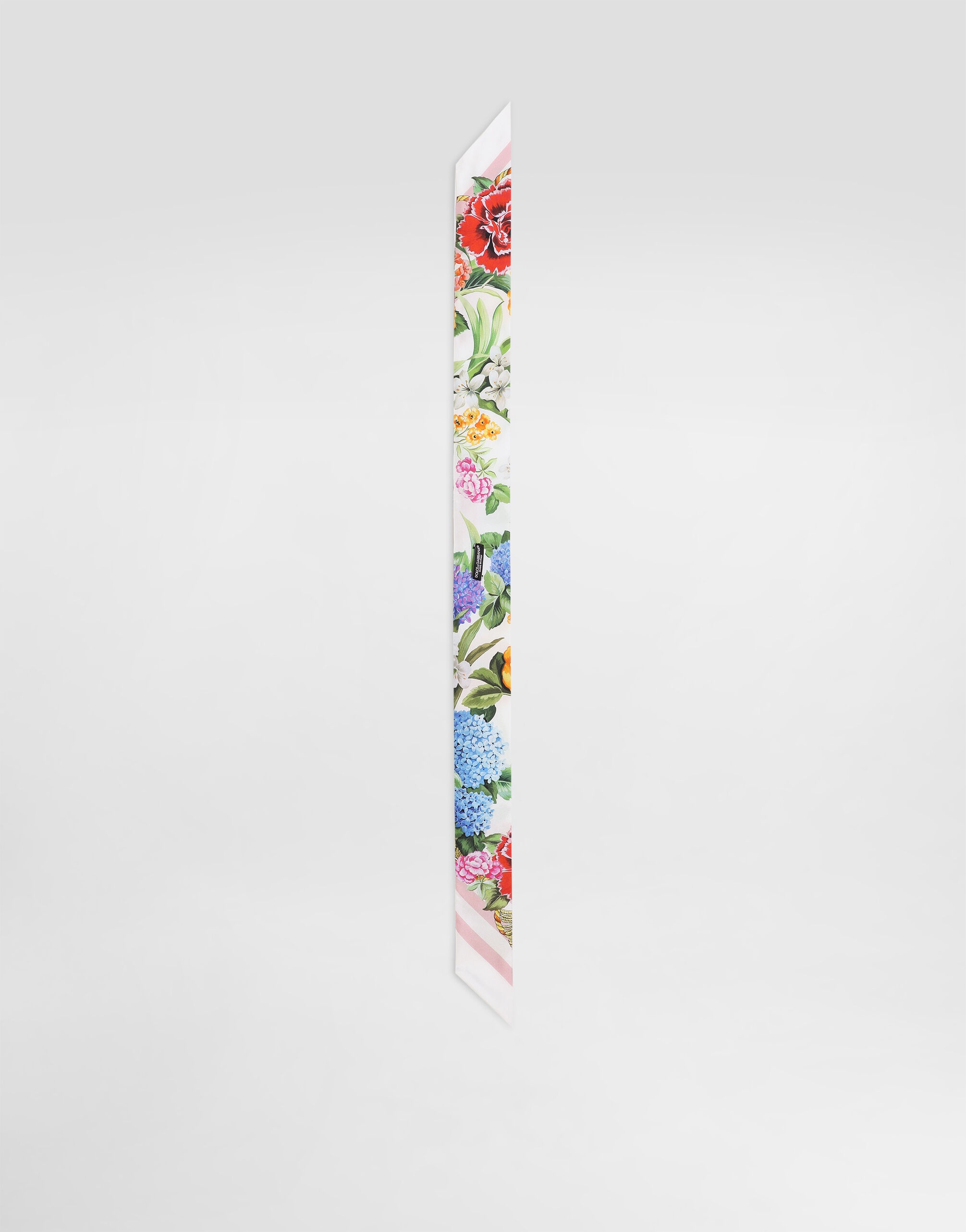 Floral-print twill headscarf (6x100) - 2