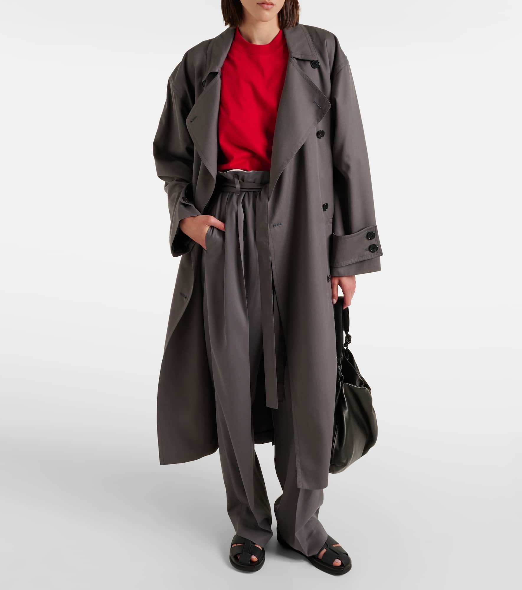 Lonan high-rise silk pants - 2