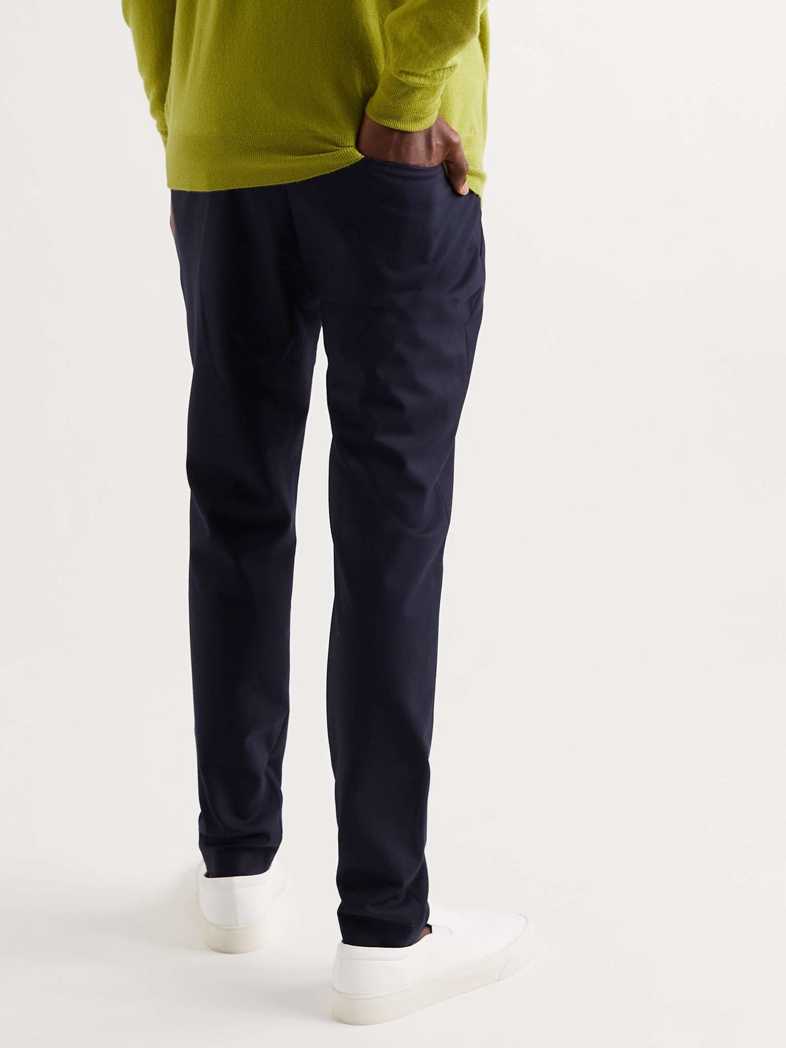 Leisure City Stretch Virgin Wool Trousers - 4