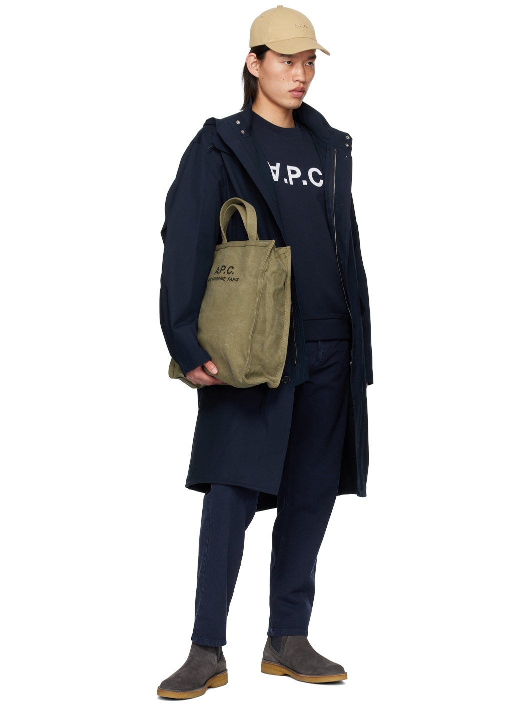 Navy Austin Coat - 4