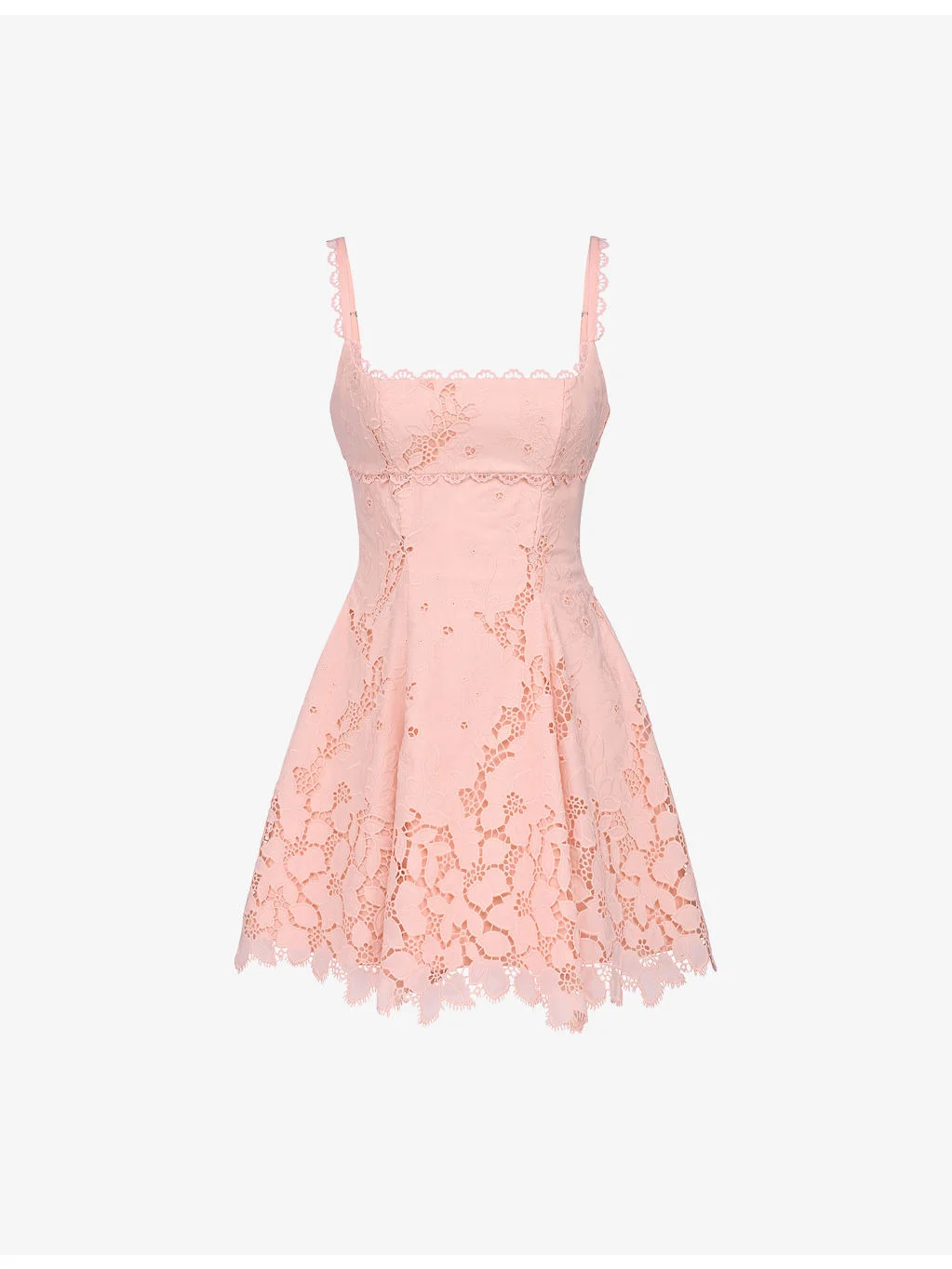 Isla Floral-Pattern Woven Mini Dress - 1