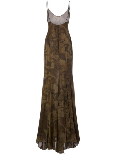 Blumarine Printed viscose long dress outlook