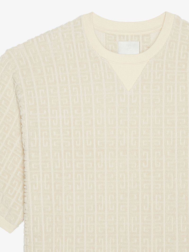 T-SHIRT IN 4G COTTON TOWELLING 5