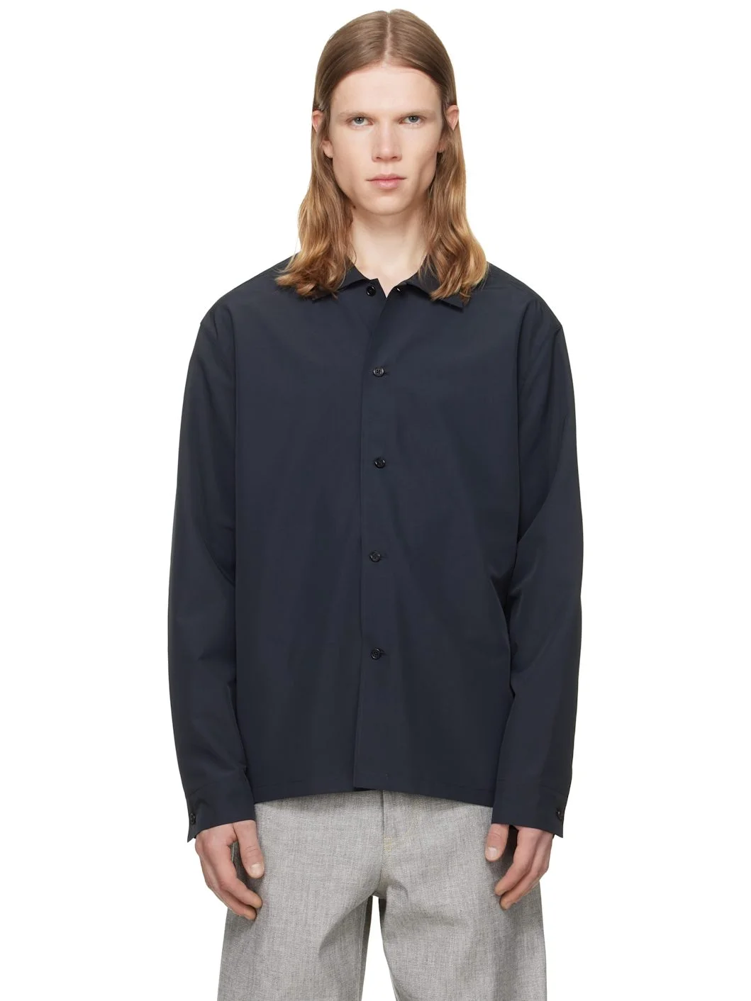 Black Boxy Shirt - 1