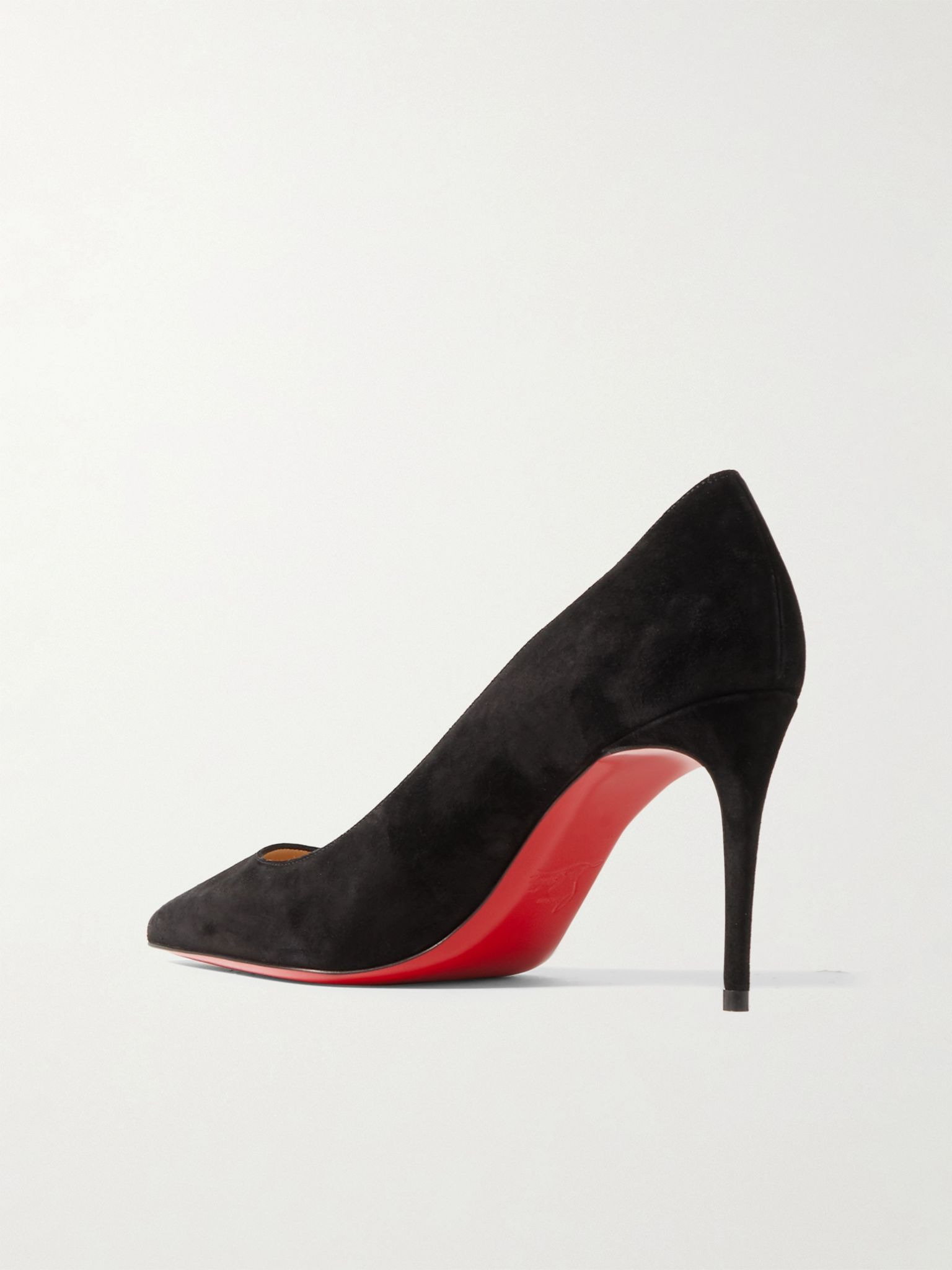 Kate 85 suede pumps Black - 3