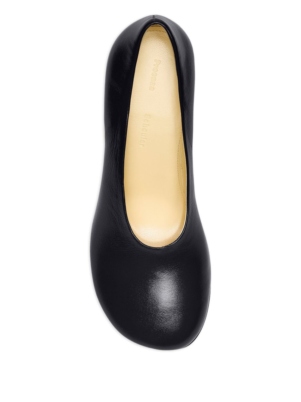 leather heeled pumps - 4
