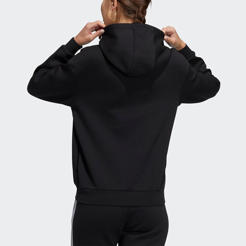 (WMNS) adidas Fi Sweater Hoodies 'Black Pink' HB7362 - 3