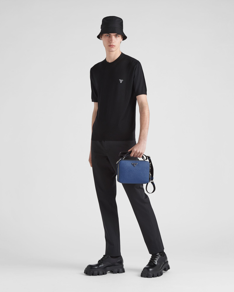 Prada Superfine wool crew-neck sweater outlook