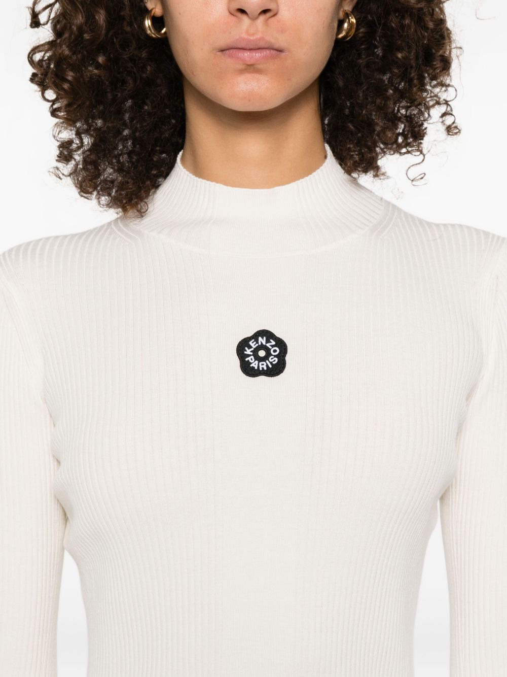 Boke Flower 2.0 mock-neck top - 5