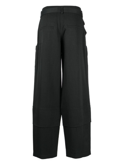 LOW CLASSIC straight-leg cargo trousers outlook