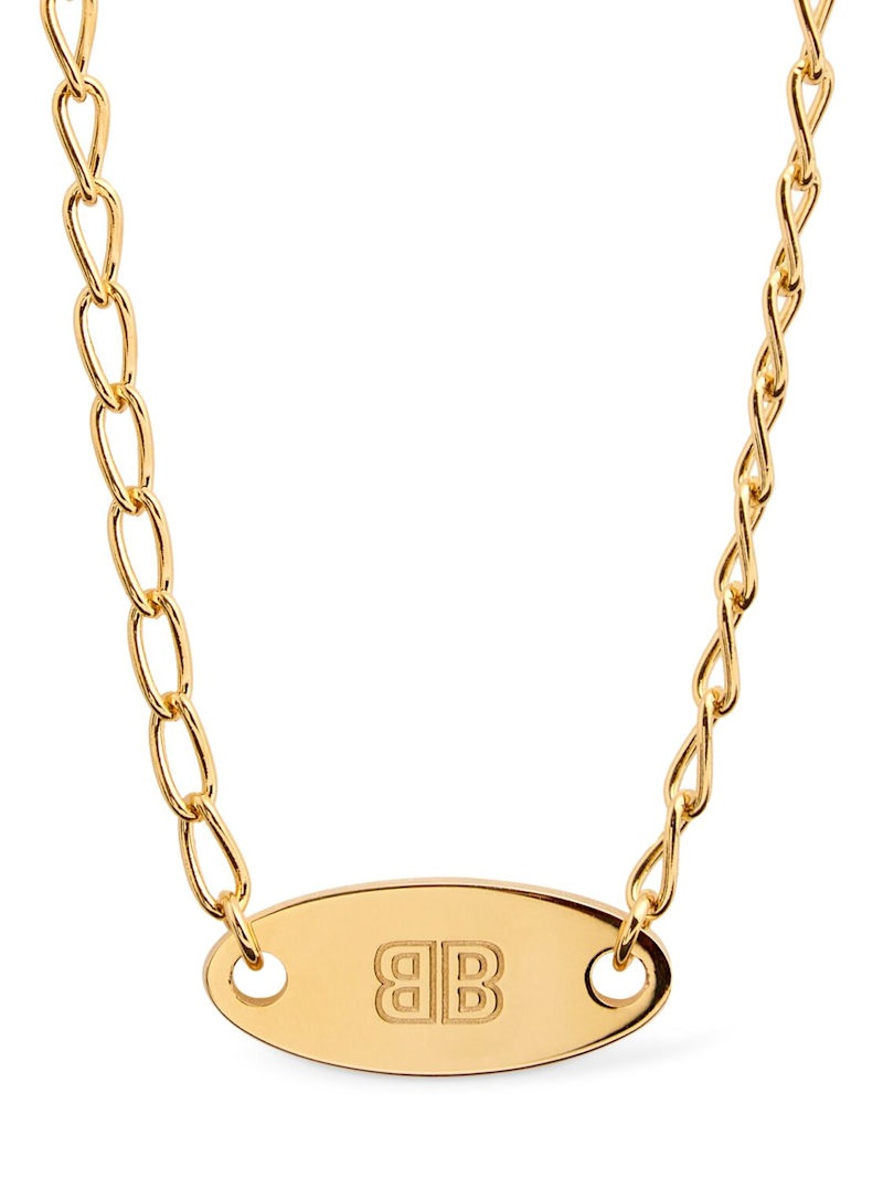 【BALENCIAGA】Everyday brass necklace BALENCIAGA Everyday brass necklace | luisaviaroma | REVERSIBLE