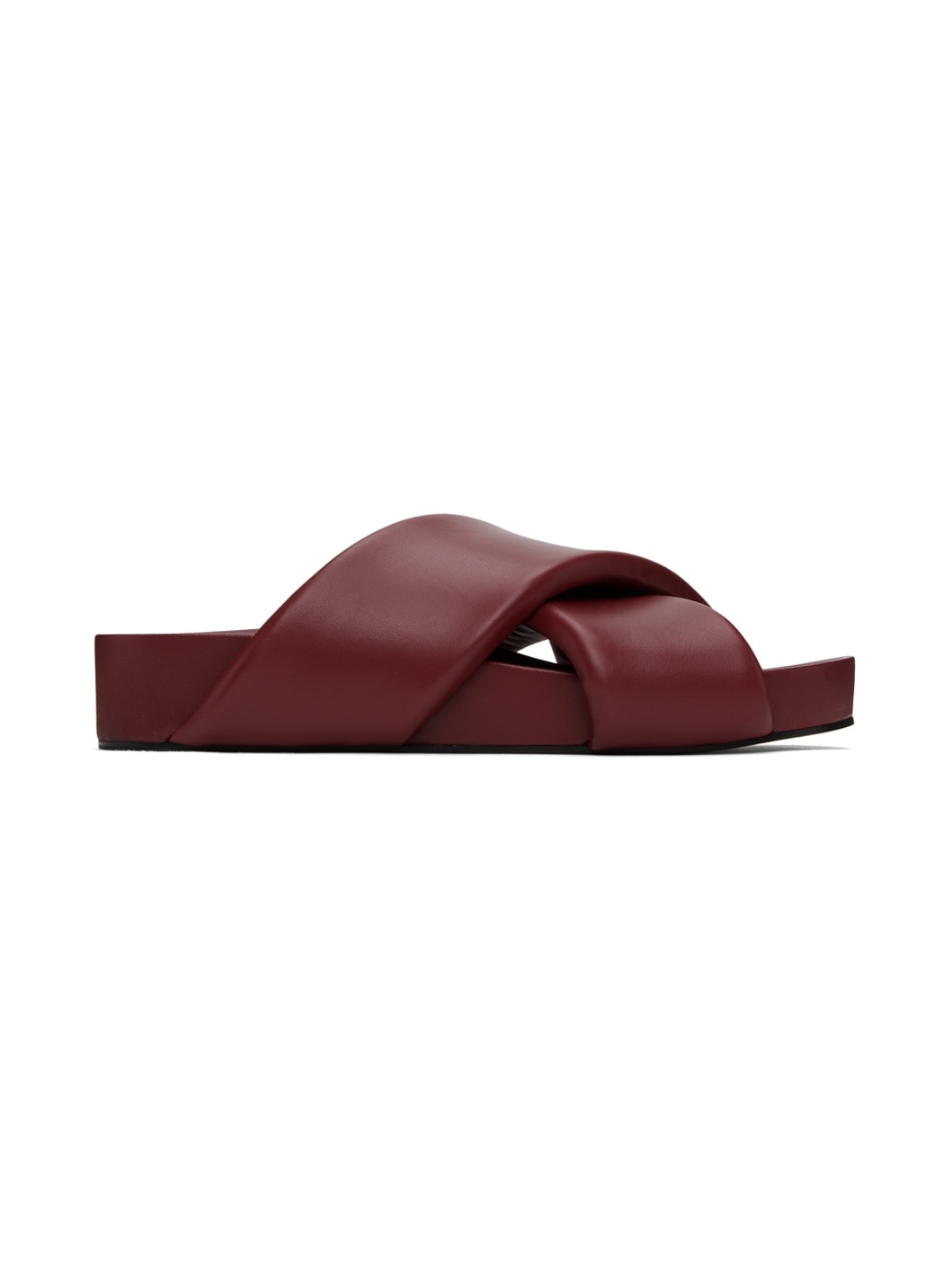 Red Padded Slides - 1