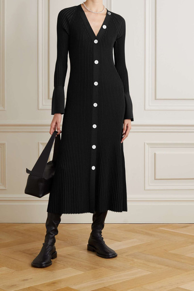 Proenza Schouler Ribbed-knit midi dress outlook