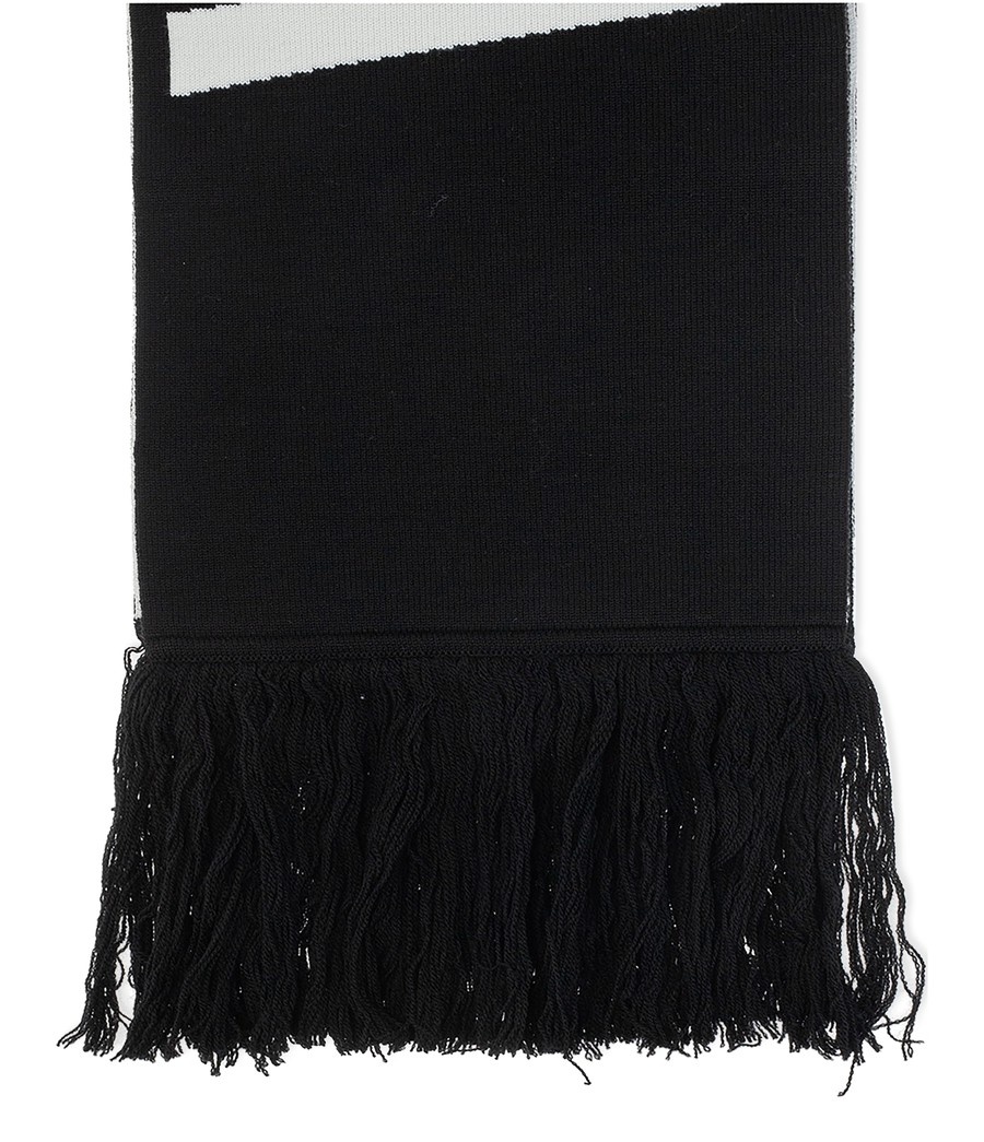 Wool scarf with logo - 1