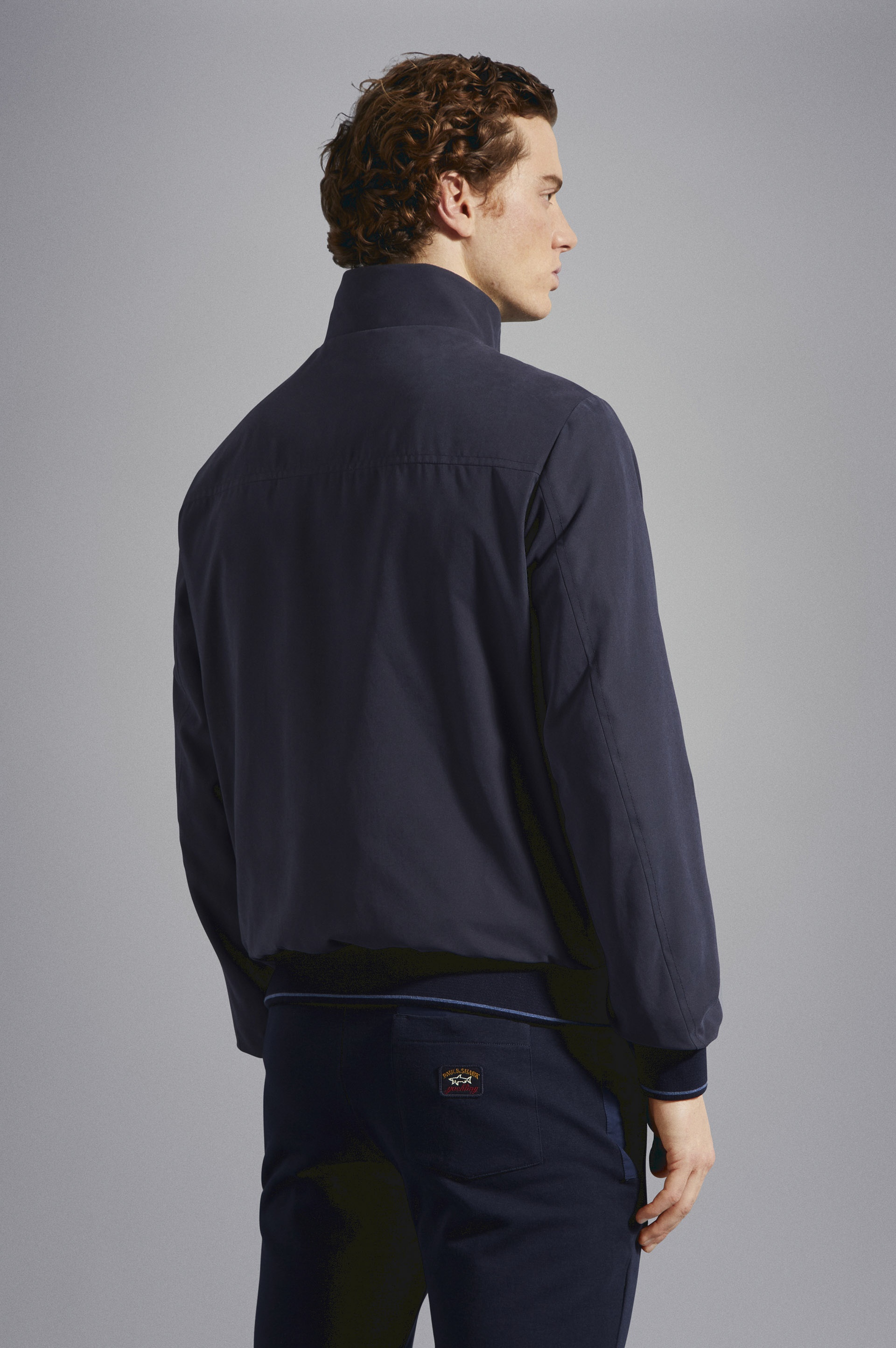 MICROFIBER BLOUSON WITH ICONIC BADGE - 3