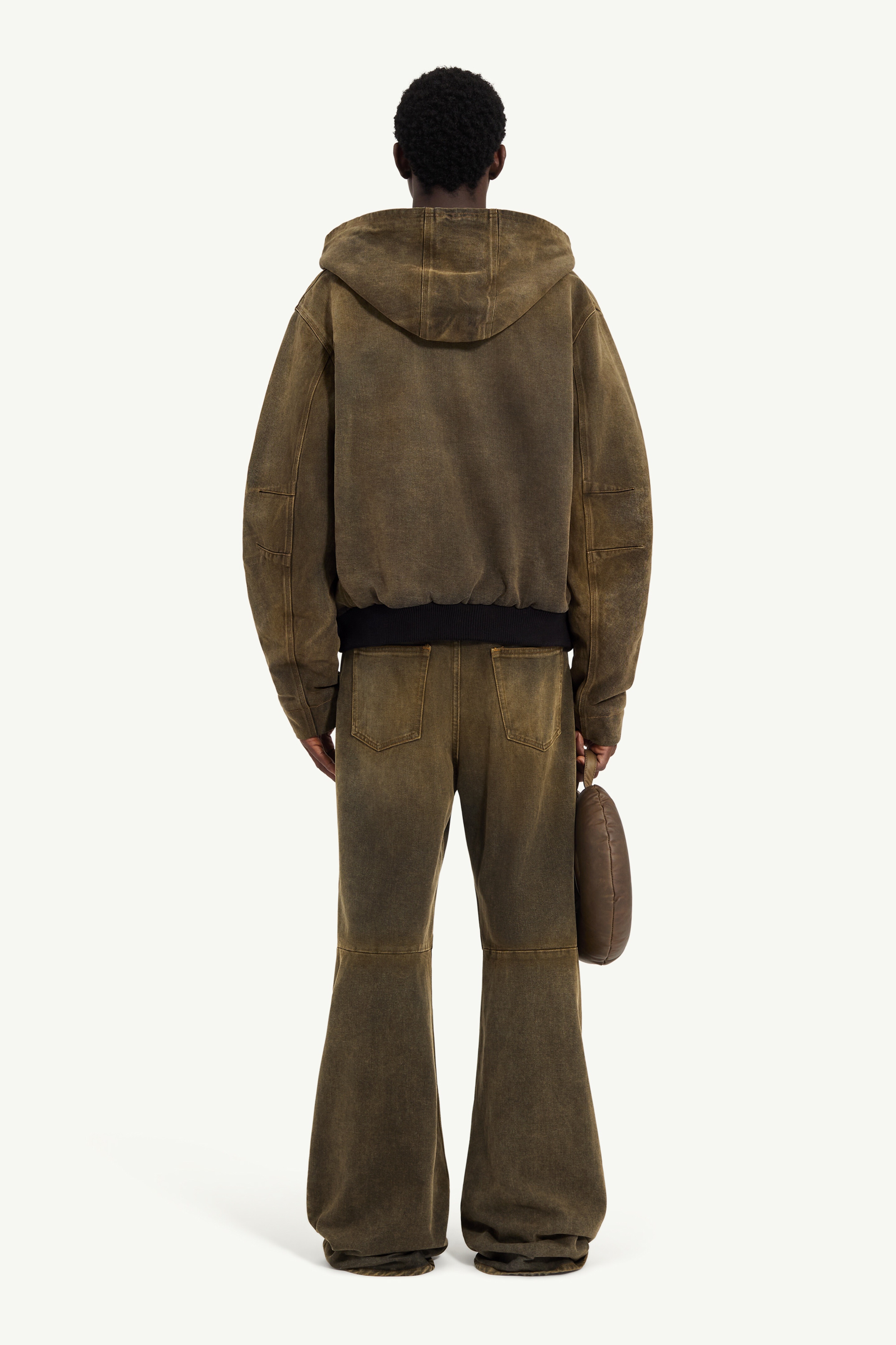 Hooded denim jacket - 5