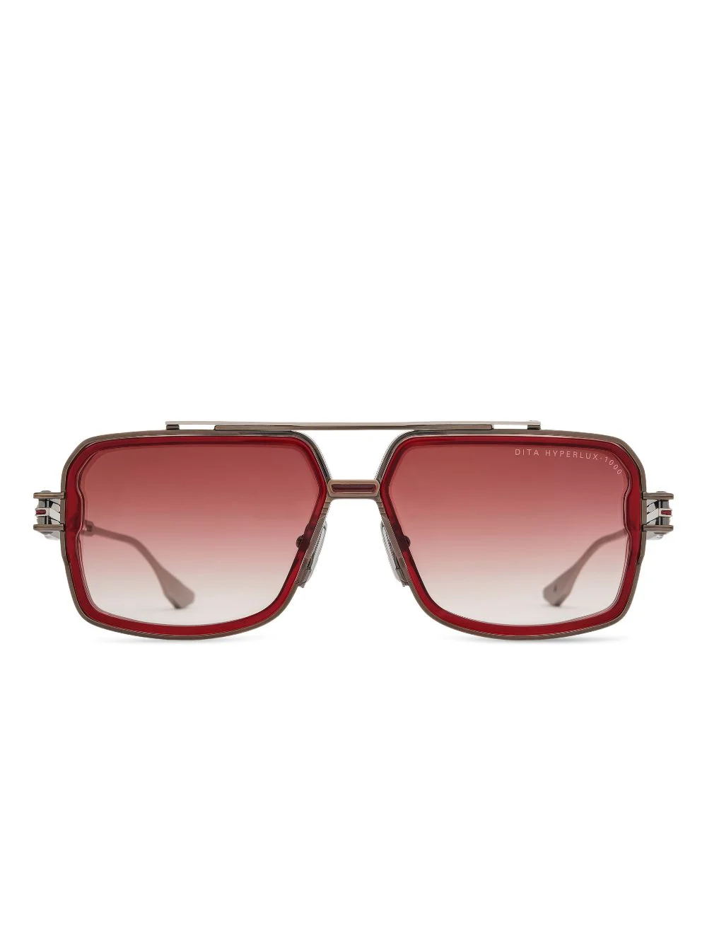 square-frame sunglasses - 1