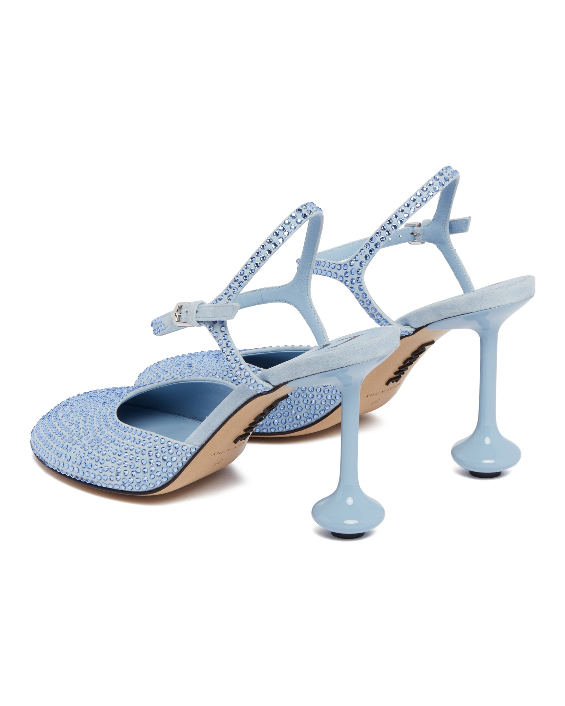 Blue Crystals Toy Ankle Strap Pumps - 5