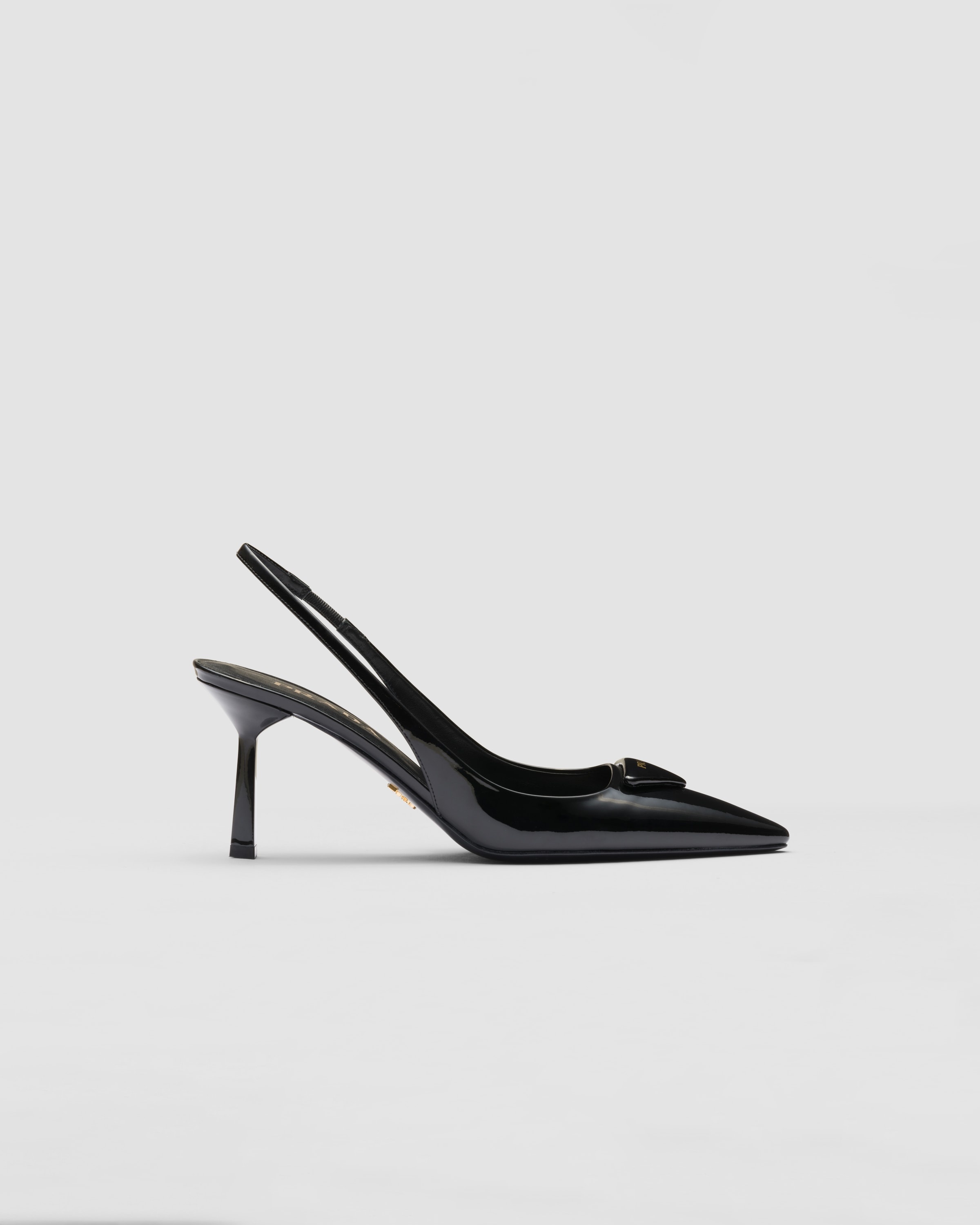 Patent leather slingback pumps - 2
