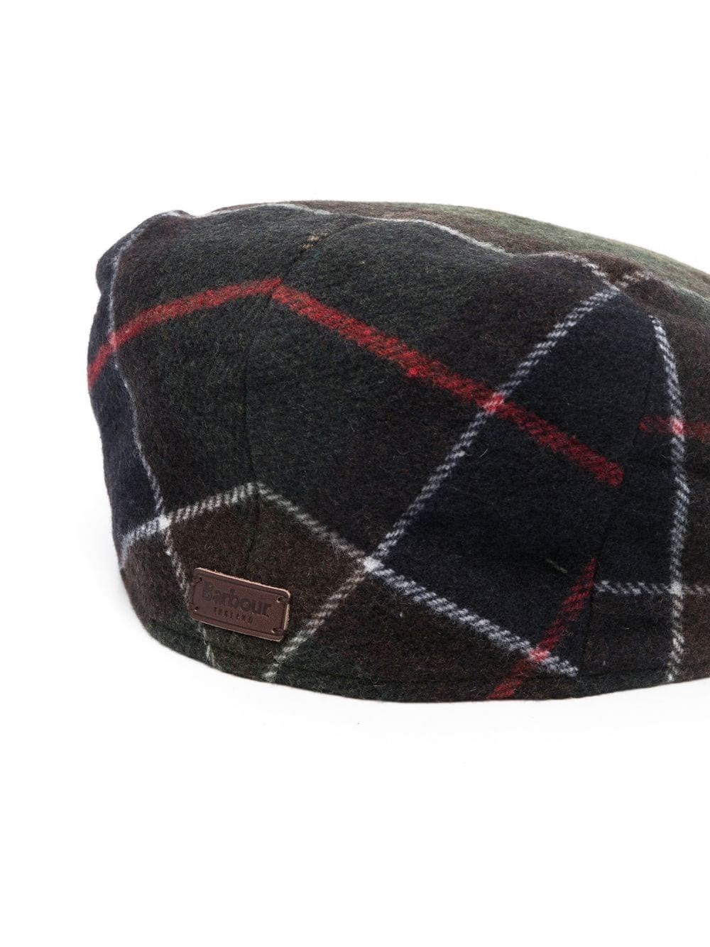 Tartan wax flat hat - 2