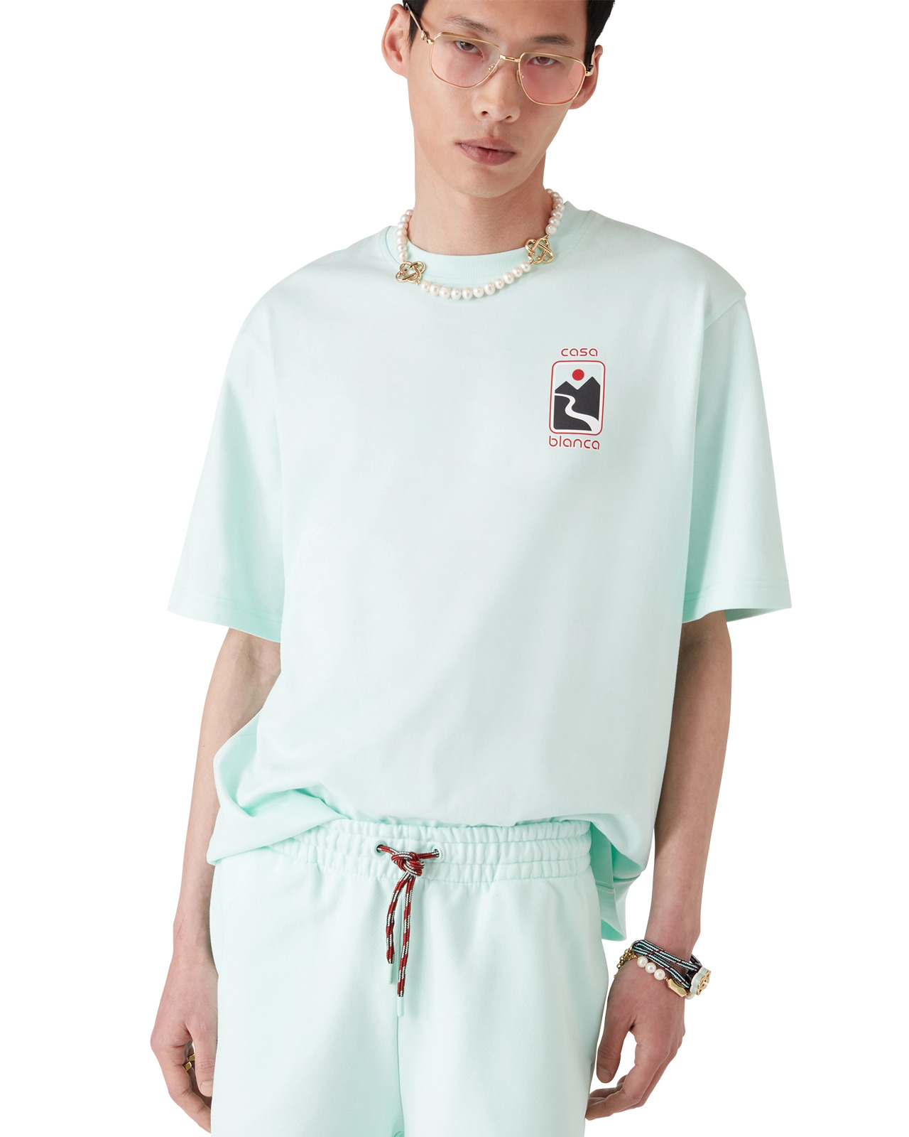 Sunset Valley T-Shirt | Casablanca Paris - 4