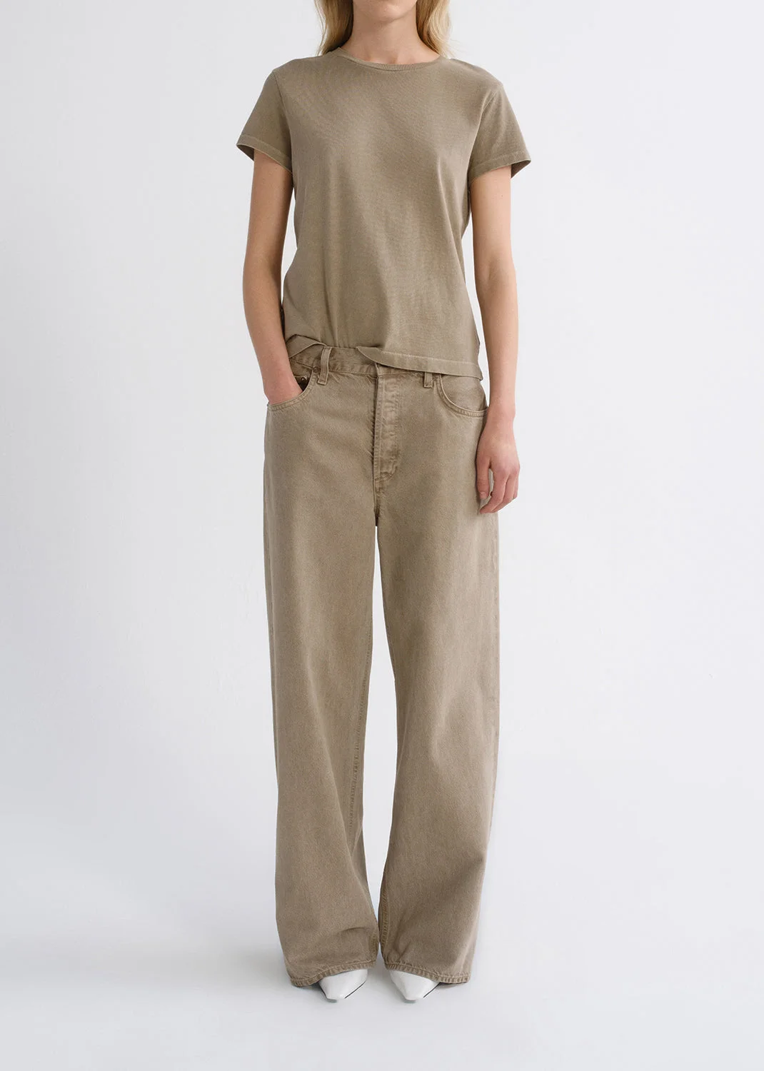 LONG LINE ADINE TEE IN TRAIL - 1