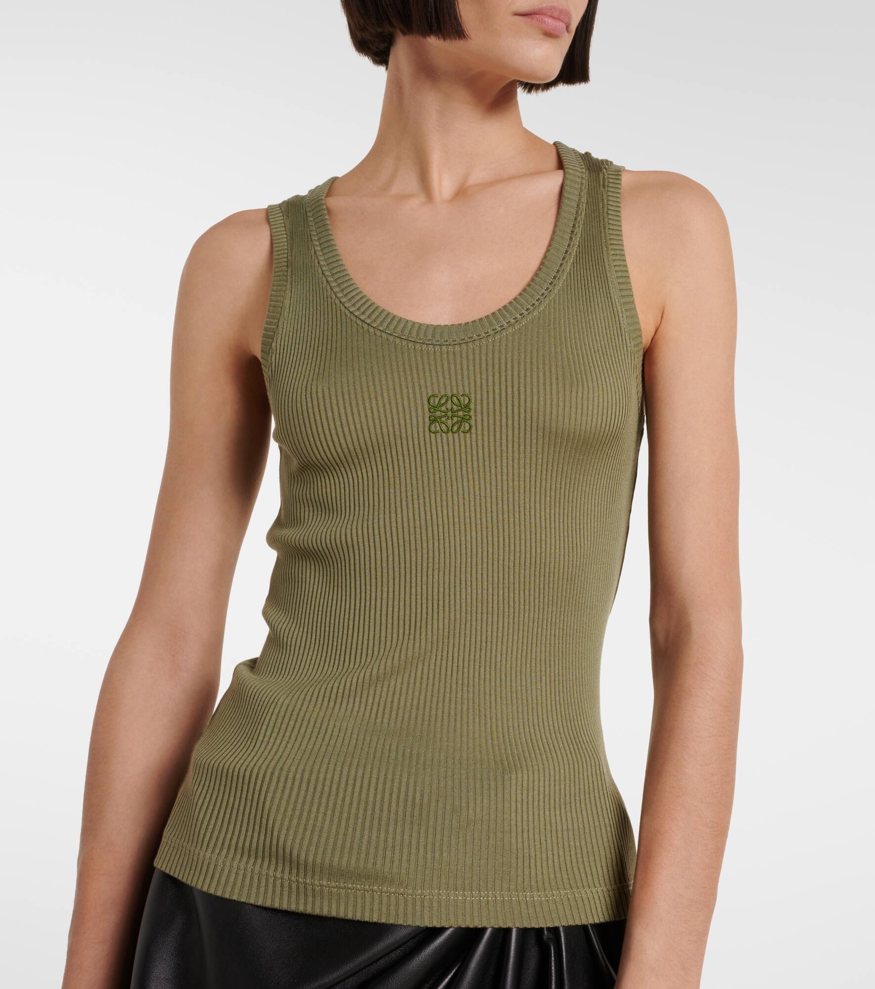 Anagram silk tank top - 5