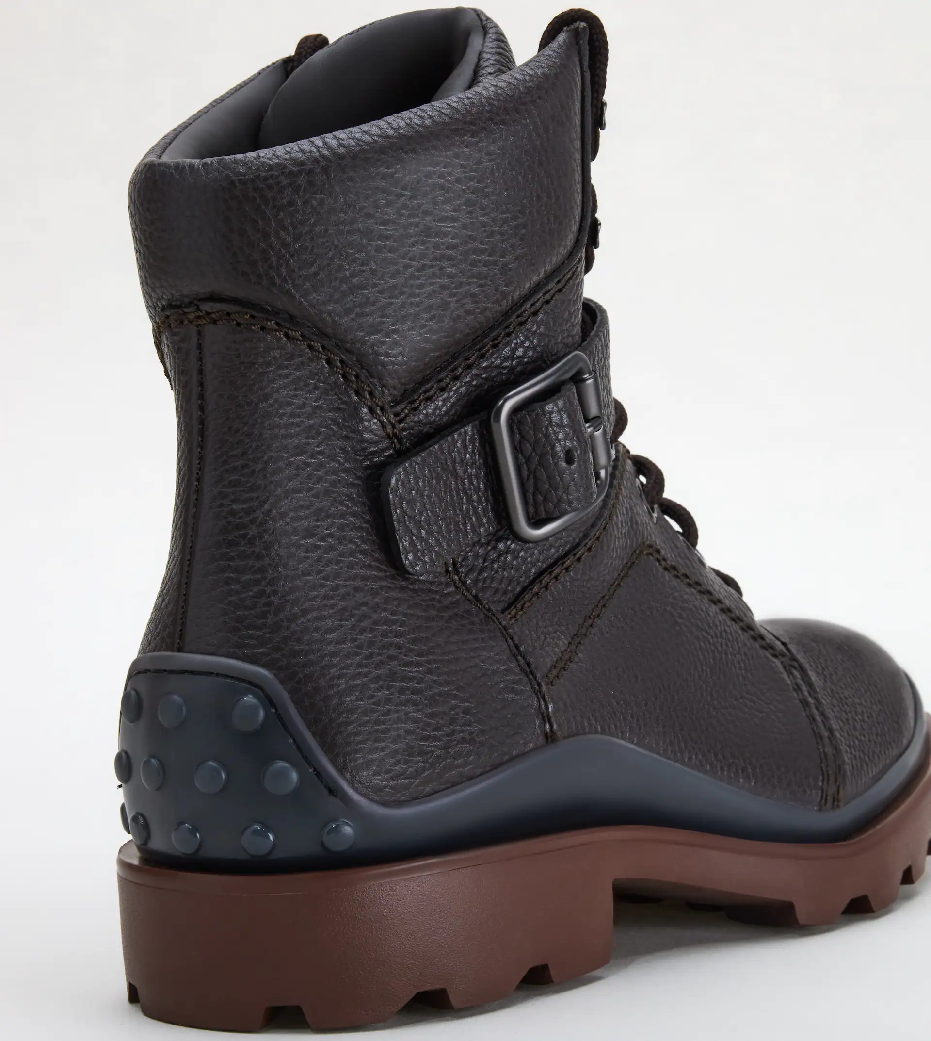 ANKLE BOOTS IN LEATHER - BROWN - 9