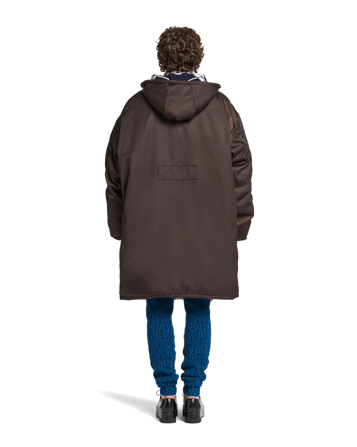 Oversized Re-Nylon raincoat - 4