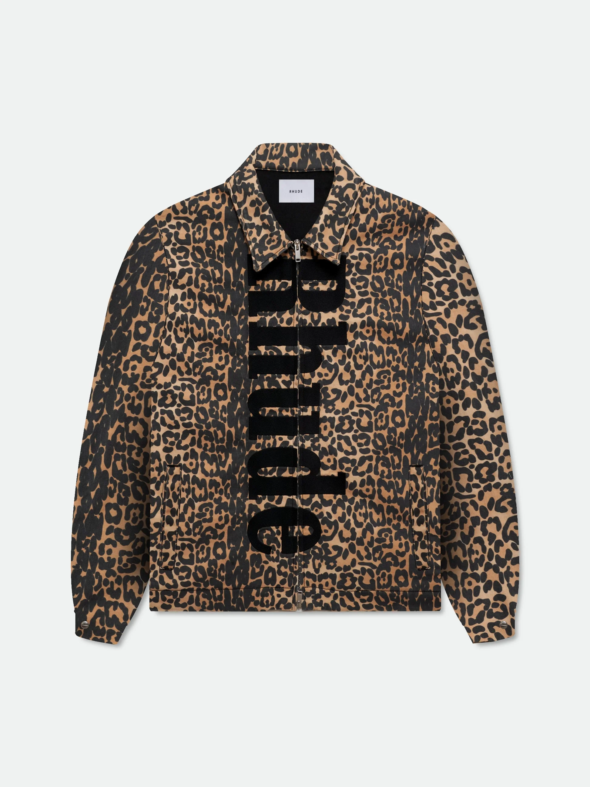 LEOPARD OVERSIZED WORK JACKET - 1