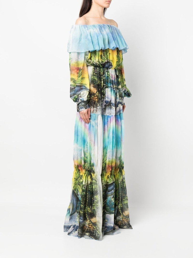 Hawaii pleated maxi dress 3