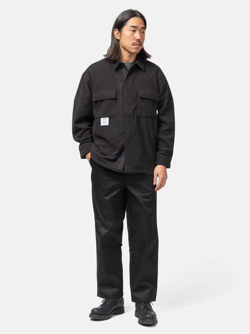 WTAPS OBJ / LS / POLY. Fleece Black outlook