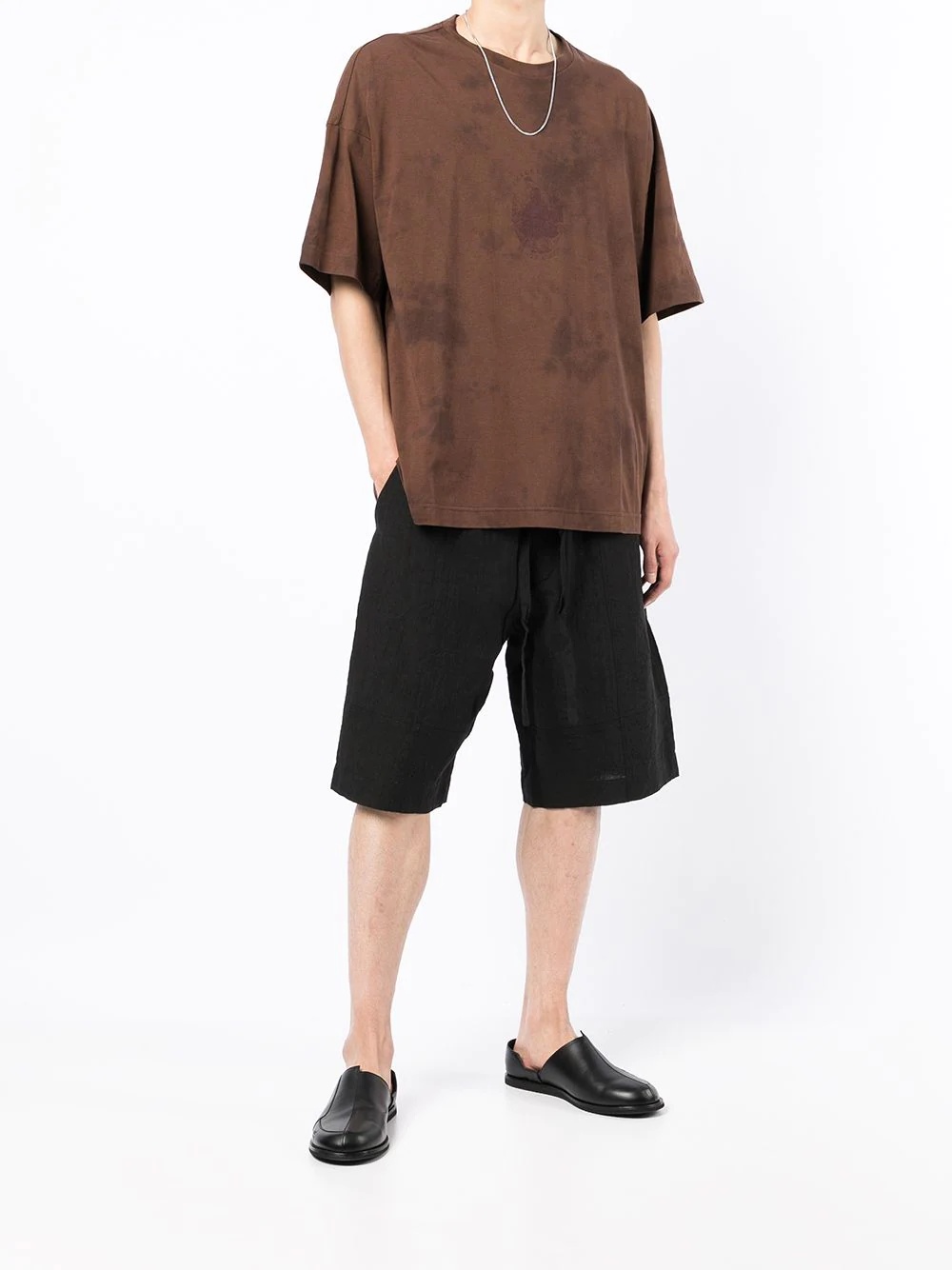 Oversized Double graphic-print T-shirt - 2