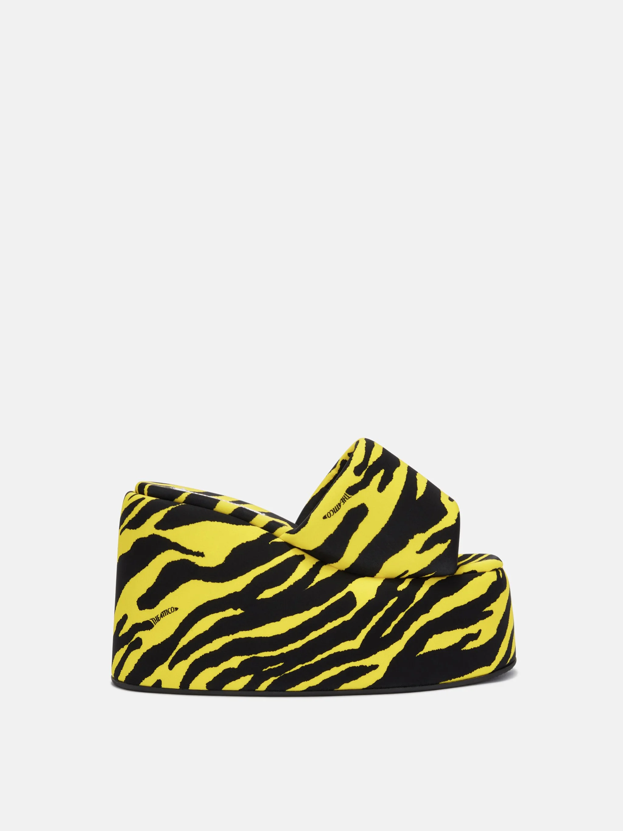 ''MOCHI'' BLACK AND YELLOW FLATFORM - 1