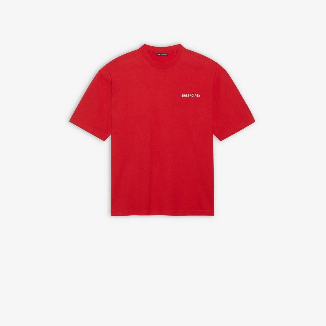 Men's Logo Medium Fit T-shirt in Red/white - 1