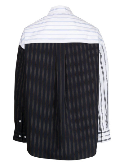 FENG CHEN WANG long-sleeve striped shirt outlook