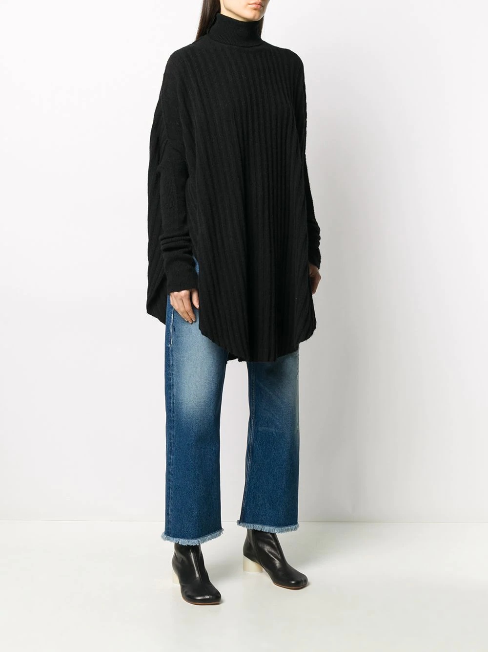 oversize turtleneck top - 3