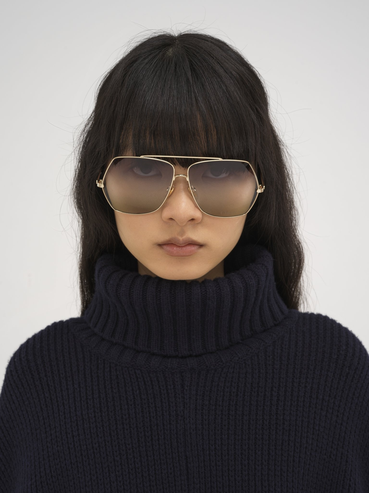 SHORT TURTLENECK CAPE - 6