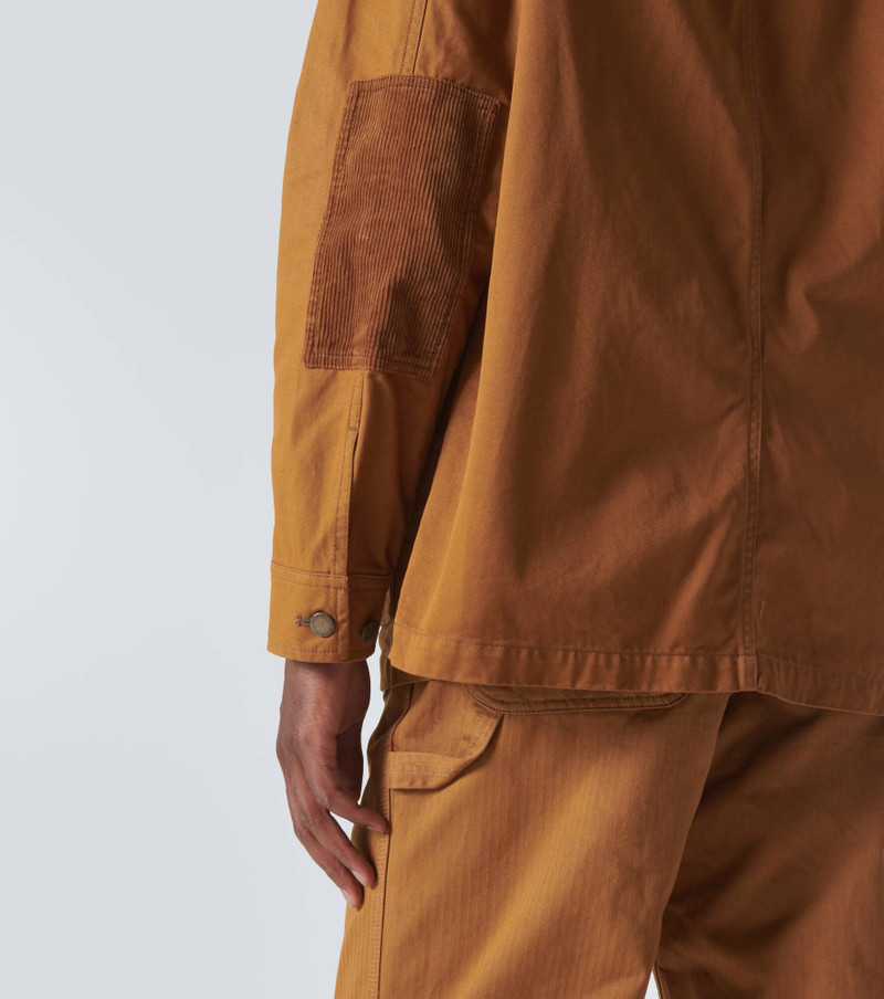 Corduroy-trimmed cotton jacket 7