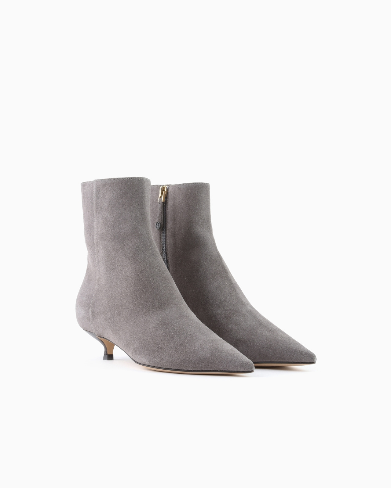 SUEDE HEELED ANKLE BOOTS - 2