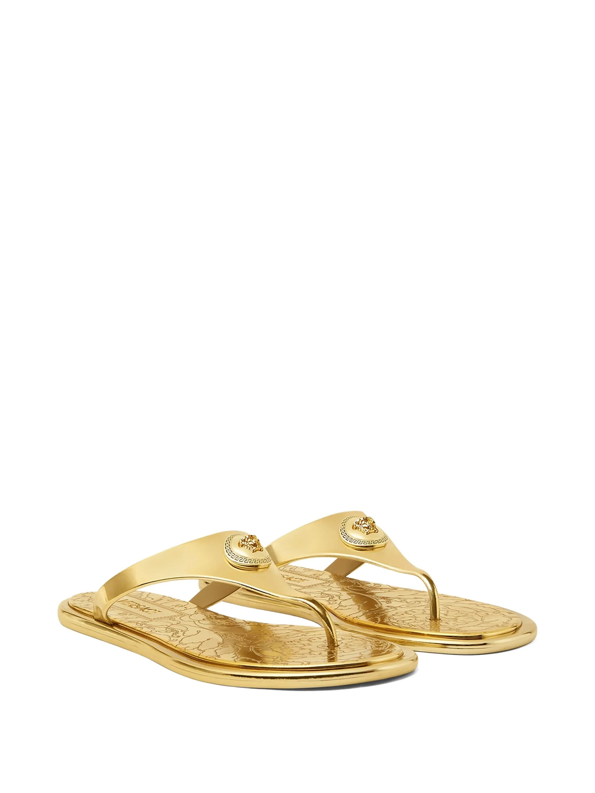 Alia metallic flat sandals - 2