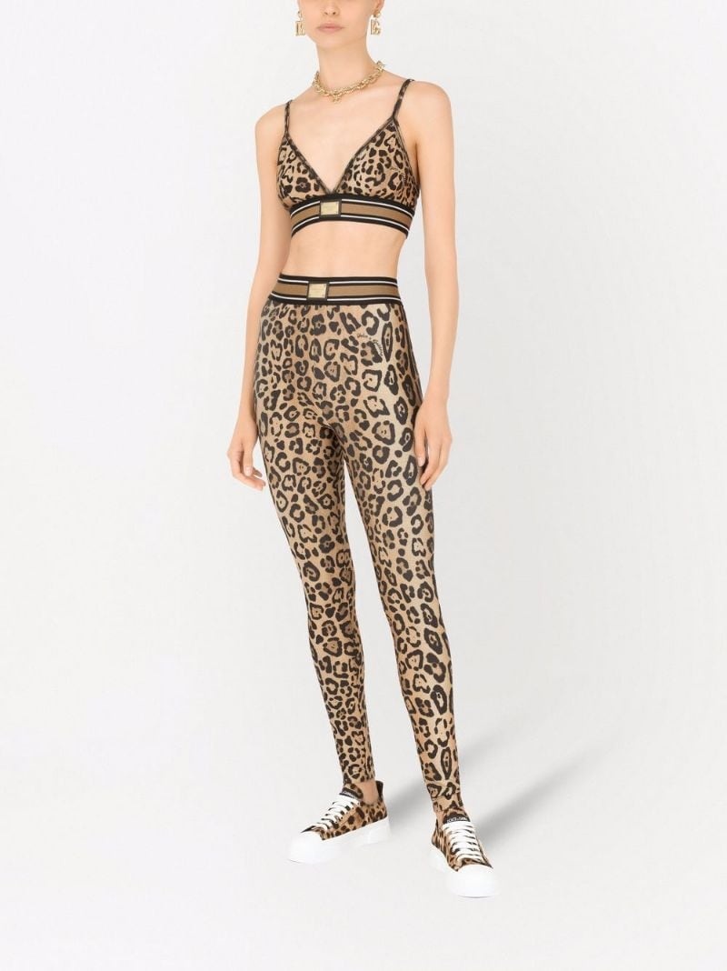 leopard-print leggings - 2