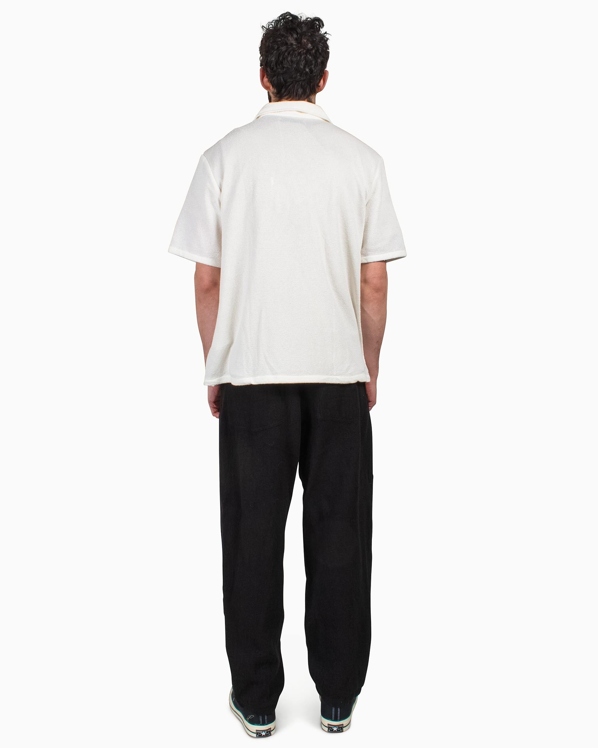 Boiled Wool Pants Black - 3