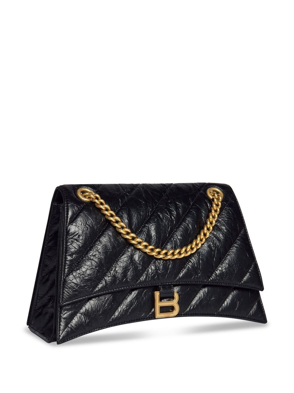 Balenciaga Women Borsa Crush Media Trapuntata Con Catena - 3