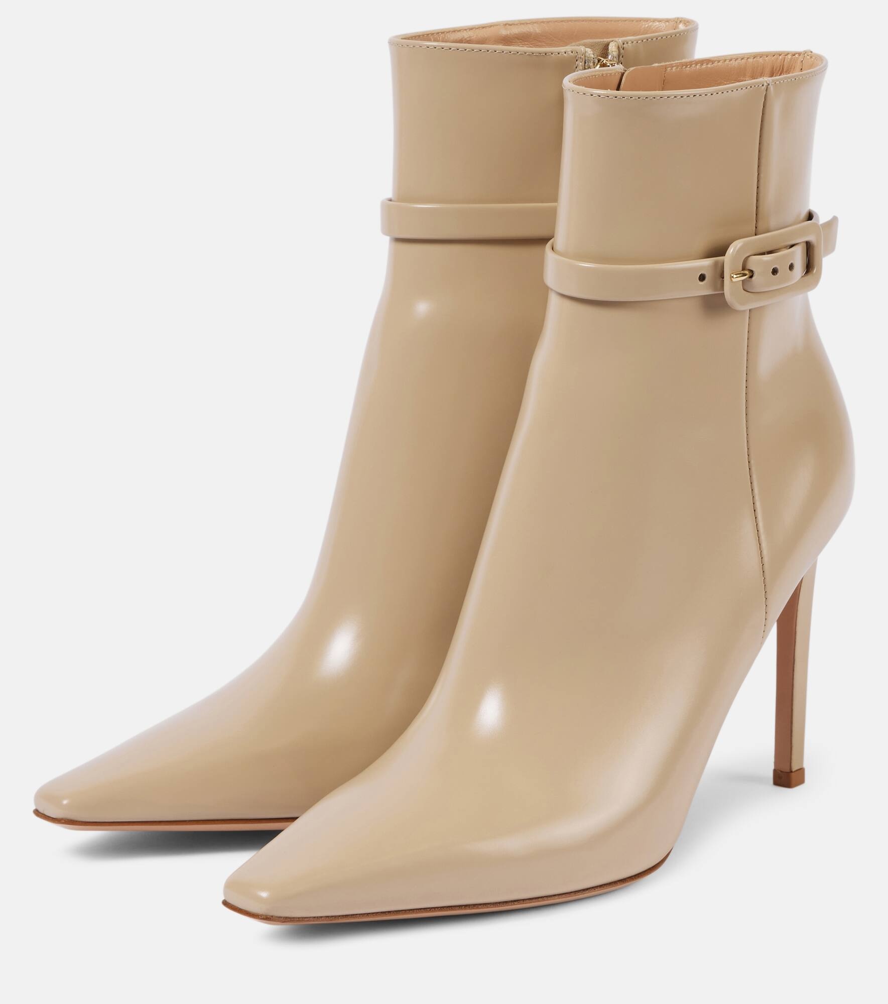 95 patent leather ankle boots - 5