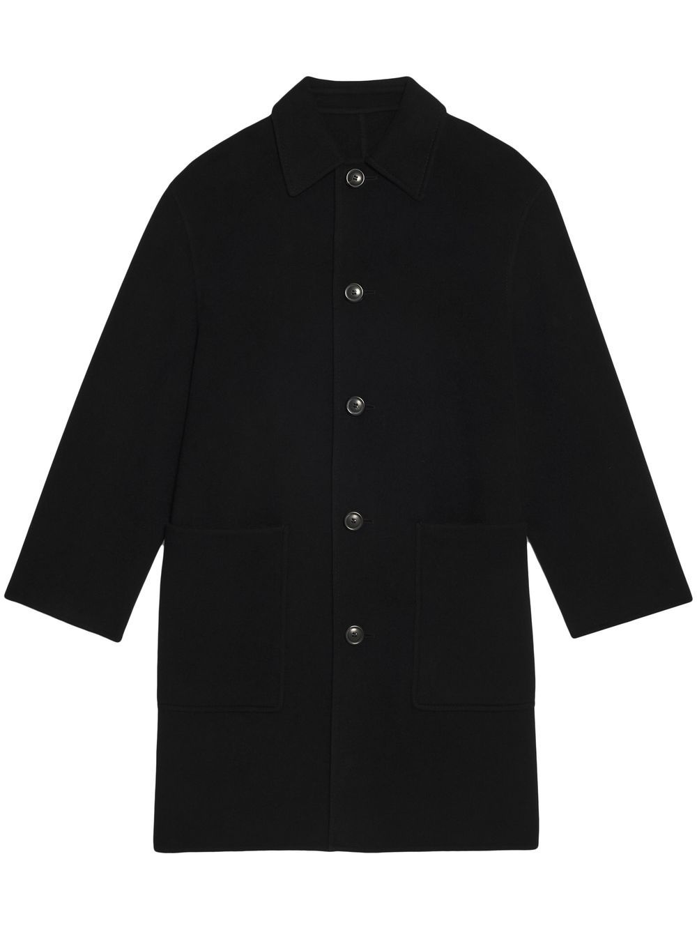 single-breasted car coat - 1
