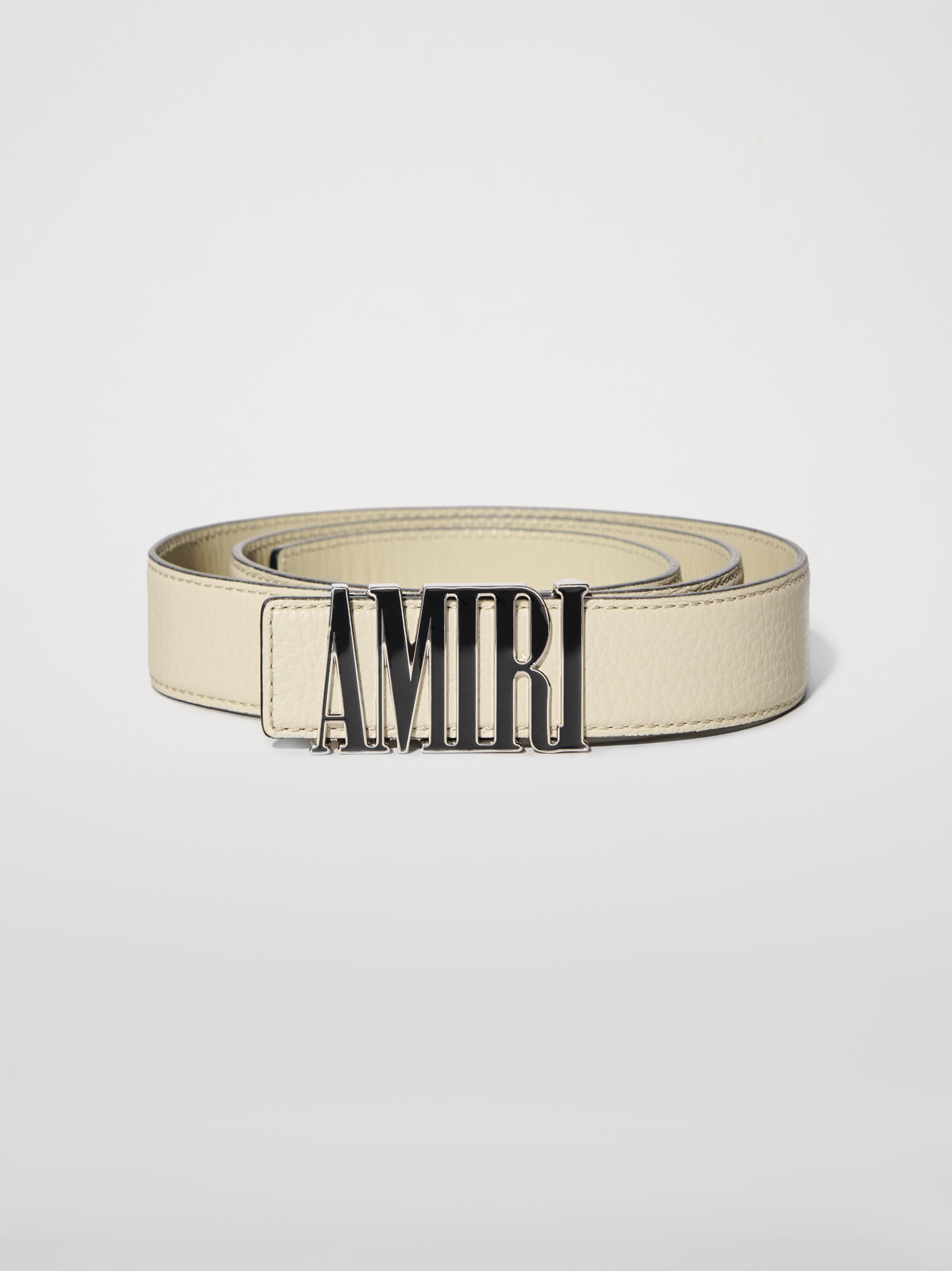 PEBBLED AMIRI BELT 3CM - 1